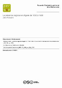 X 2018 10 13 TOULON LES ANGLAIS EN ALGERIE AU XIX JOELLE REDOUANE_000001